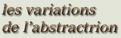 Les variations de l'abstraction
